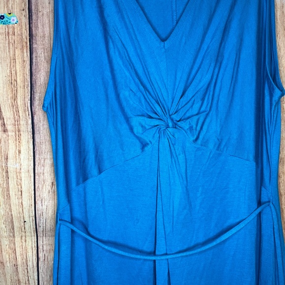 Motherhood Maternity Size Large Blue Sleeveless Dress - Picture 9 of 10